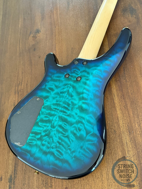 Fernandes Revolver Bass, Sapphire Blue Gradient, 1990s, FRB-40
