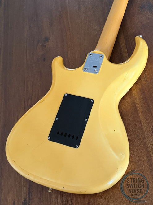 Aria Pro II Guitar, RS Wildcat, HSS SUPER STRAT, White, MIJ, 1985