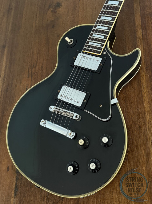 Greco Les Paul Custom Guitar, Black, Made in Japan, 1976, EG480B