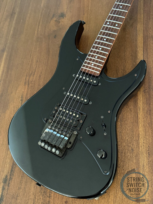 Yamaha RGX512P Guitar, Black, MIJ, 1988, The “SHIP” serial model
