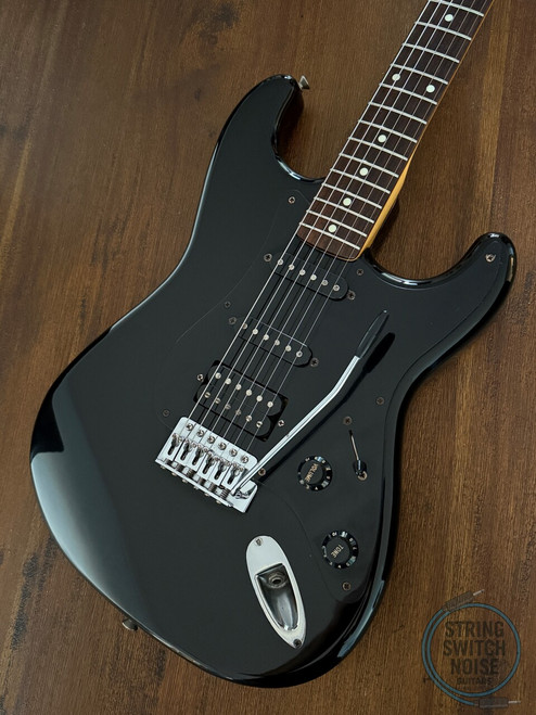 Fender Stratocaster, BOXER, ST456, HSS, Black, 1986, E Serial