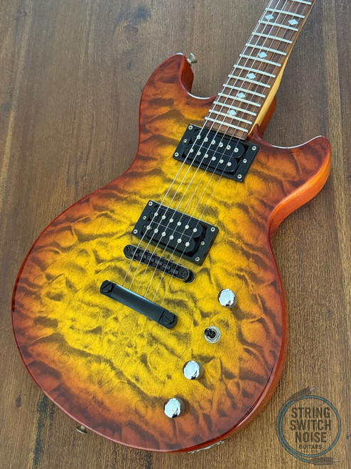 BC Rich Marion Guitar, Flamed Orange Burst, 2000s