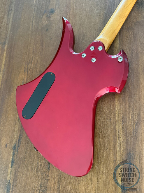BC Rich Mockingbird Bass, Candy Apple Red, 2000s, PJ pickup