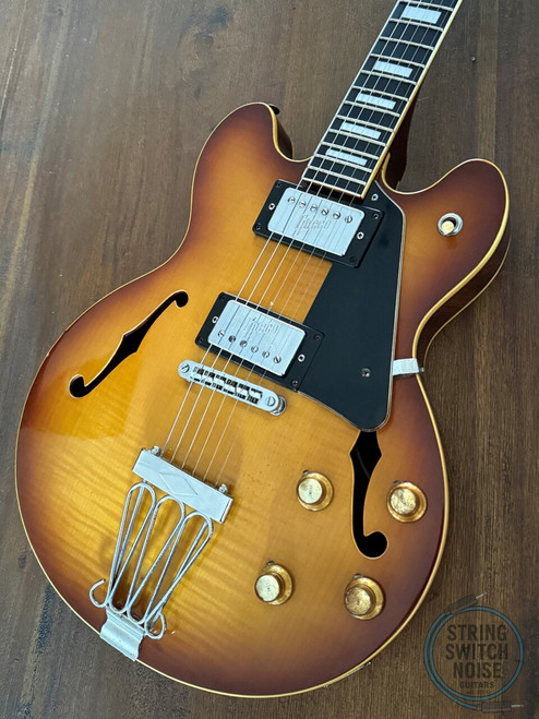 Greco “339”, Vintage 1974, Full Hollow Body, Honey Burst, SA450
