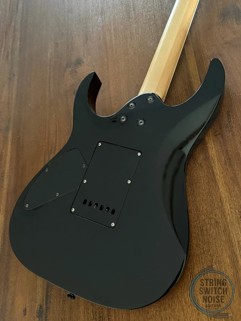 Ibanez RG370DX Guitar, Black, 2009, WIZZARD II NECK