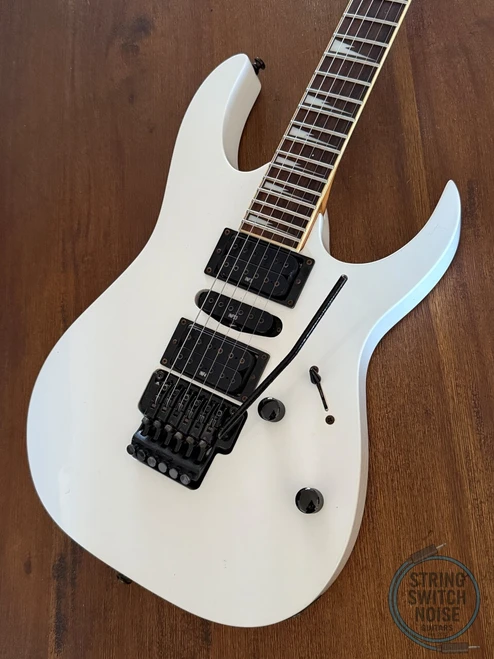 Ibanez RG370DX Guitar, Black, 2010, WIZZARD II NECK