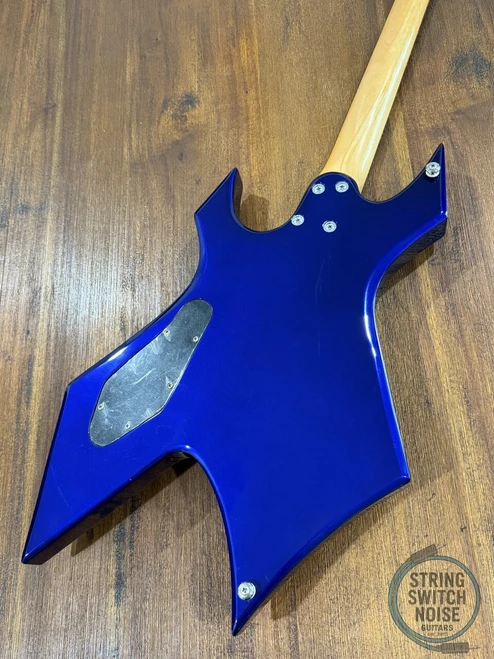 BC Rich WARLOCK, Metallic Blue, 2000s, Reverse Headstock