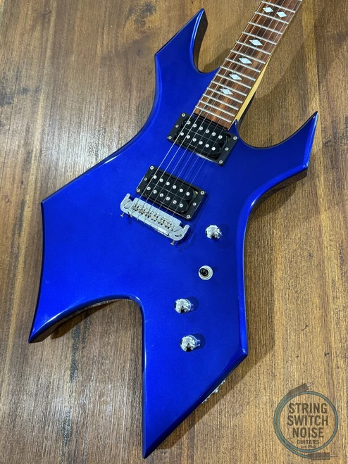 BC Rich WARLOCK, Metallic Blue, 2000s, Reverse Headstock