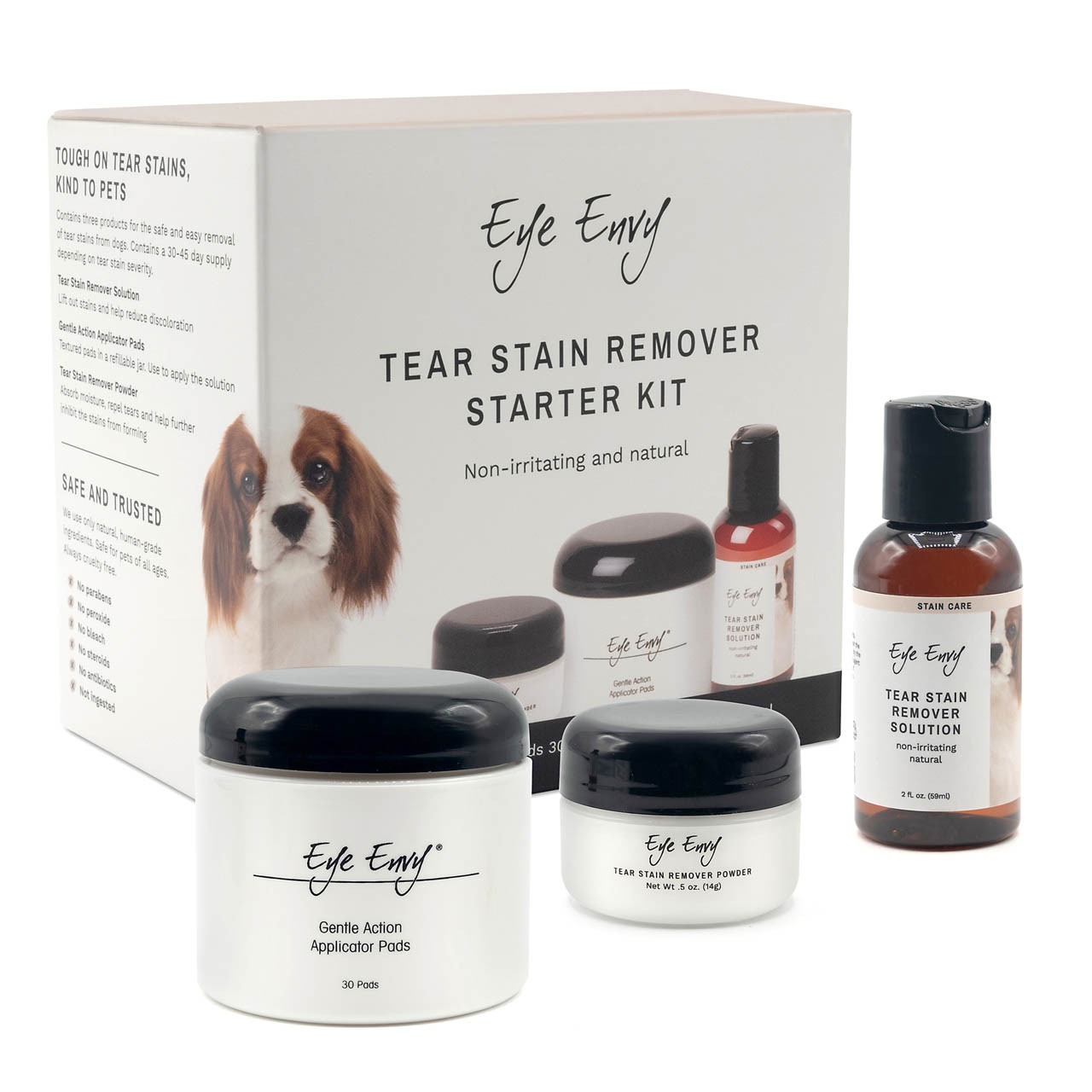Eye Envy Starter Kit for Dogs - Tear Stain Remover Kit