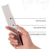 Eye Envy ProGlide Detangling Comb 7.5" is comfortable in the hand 