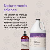Nature meets science with Eye Envy Knot Interested Detangling Spray. Contains Pro-Vitamin B5