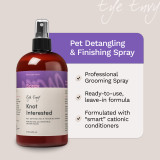 Eye Envy Knot Interested. Professional Pet Detangling & Finishing Spray. Ready-to-use formula. 