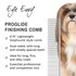 Eye Envy ProGlide Finishing Comb 8.75" lightweight Greyhound-style comb 