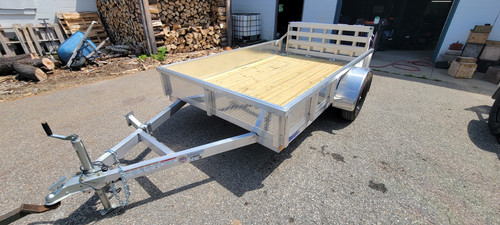 MISSION 6X10 UTILITY TRAILER SOLID DIAMOND PLATE SIDES
