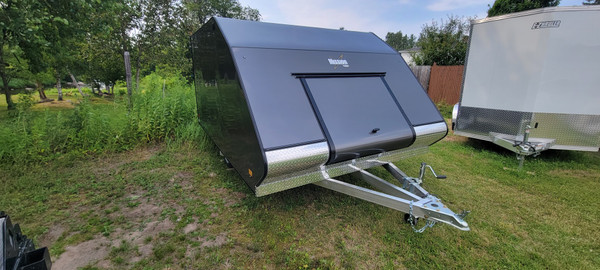 MISSION 101X12 CROSSOVER SNOW TRAILER CHARCOAL