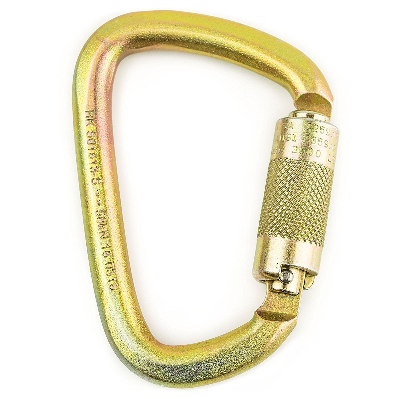 Troy Safety Spidergard S01813-S Steel Carabiner 50kn (11,200 lb