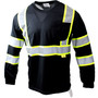 Troy Safety Class 2 High Viz ANSI/ISEA 2 Tone Reflective Strips Breathable Mesh Vest