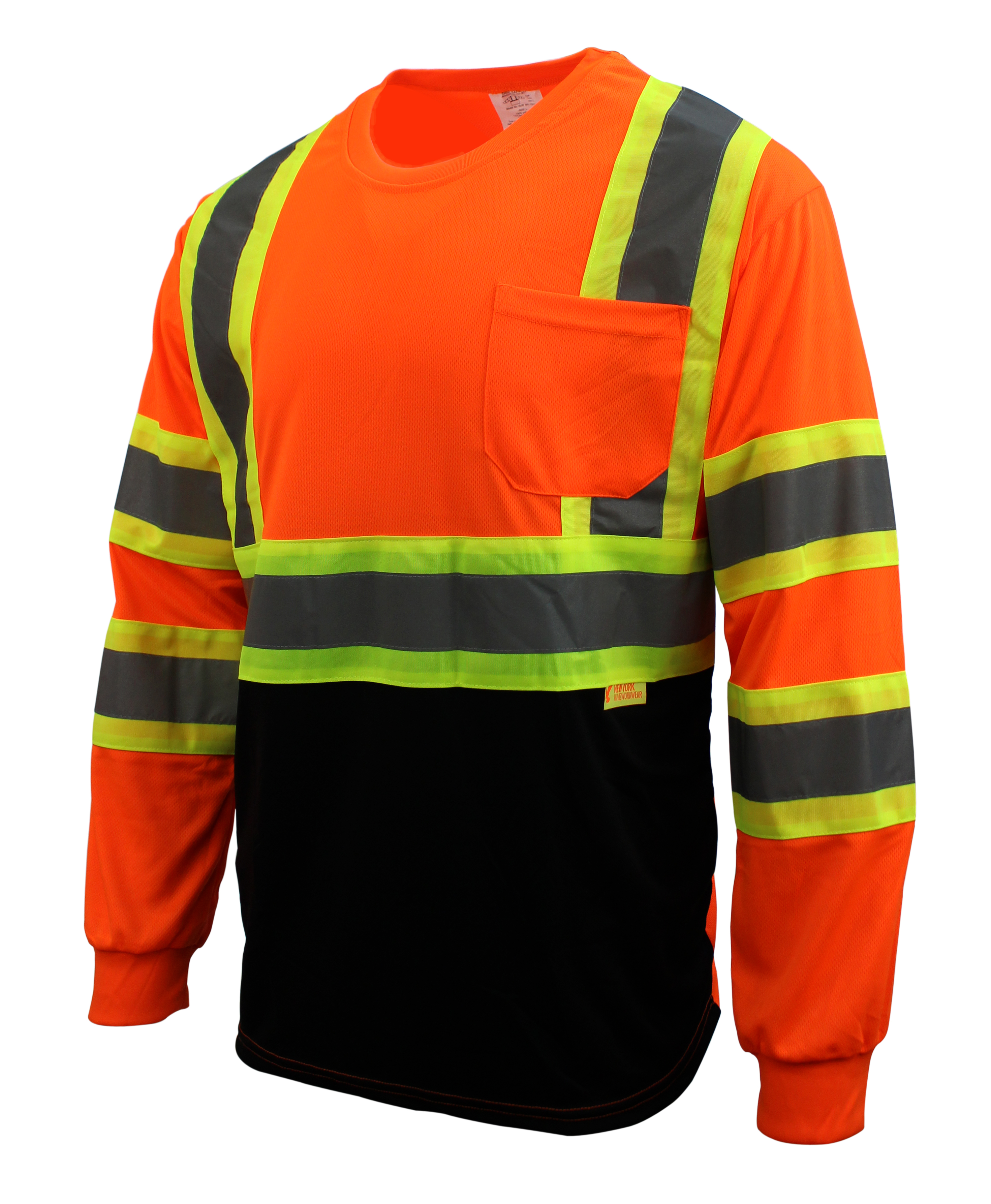 Troy Safety Class High Viz ANSI/ISEA Tone Reflective Strips Breathable  Mesh Vest