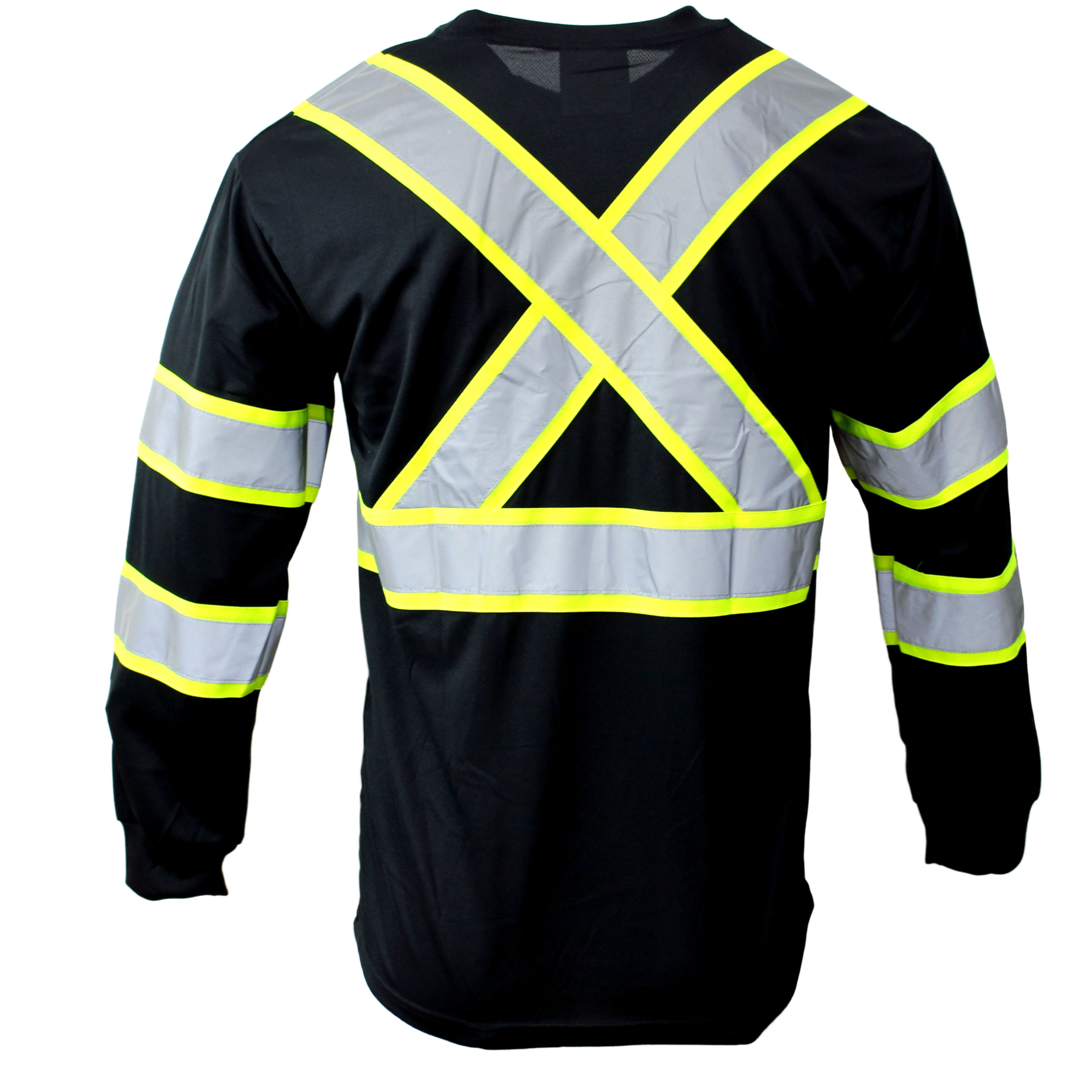 Troy Safety Class High Viz ANSI/ISEA Tone Reflective Strips Breathable  Mesh Vest