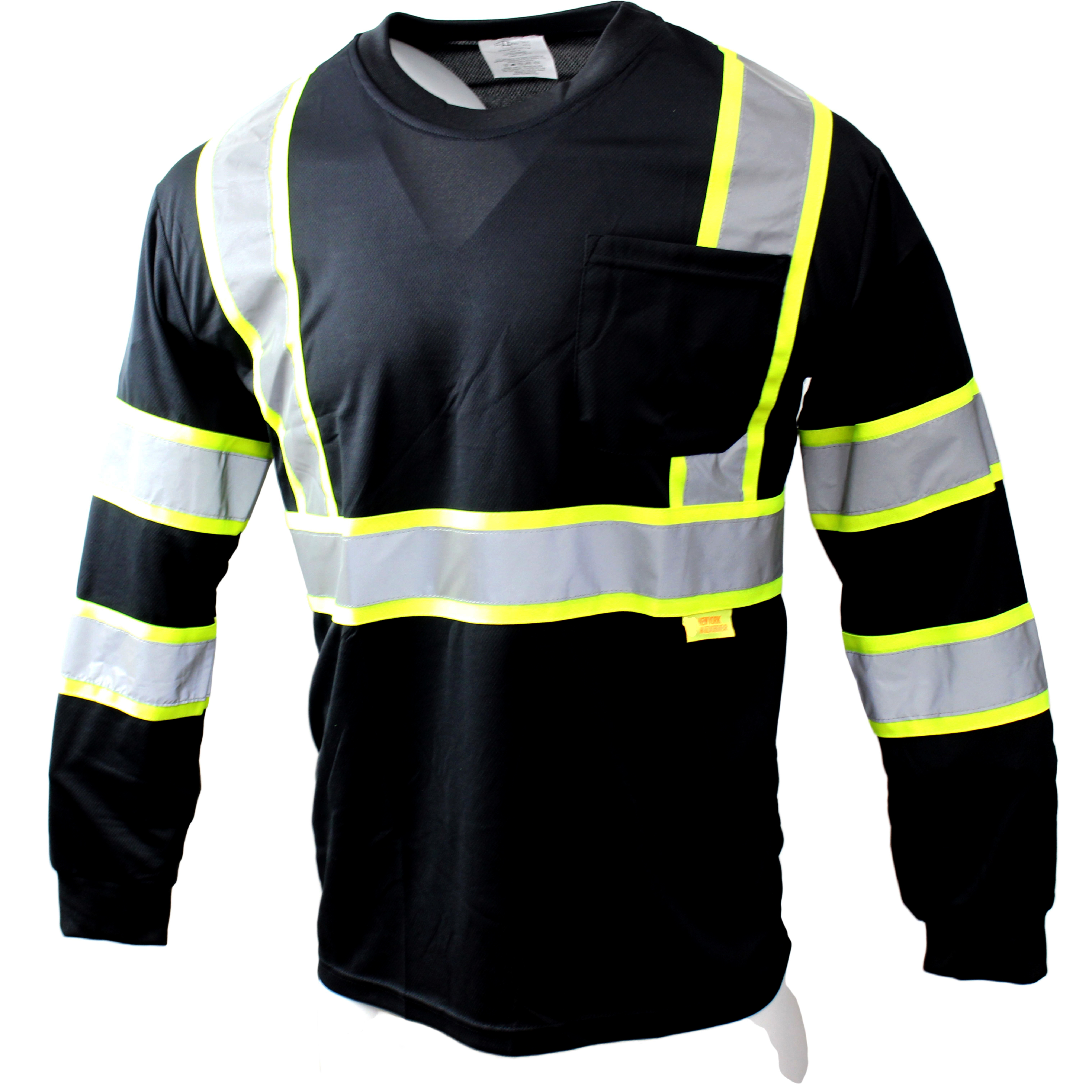 Troy Safety Class High Viz ANSI/ISEA Tone Reflective Strips Breathable  Mesh Vest
