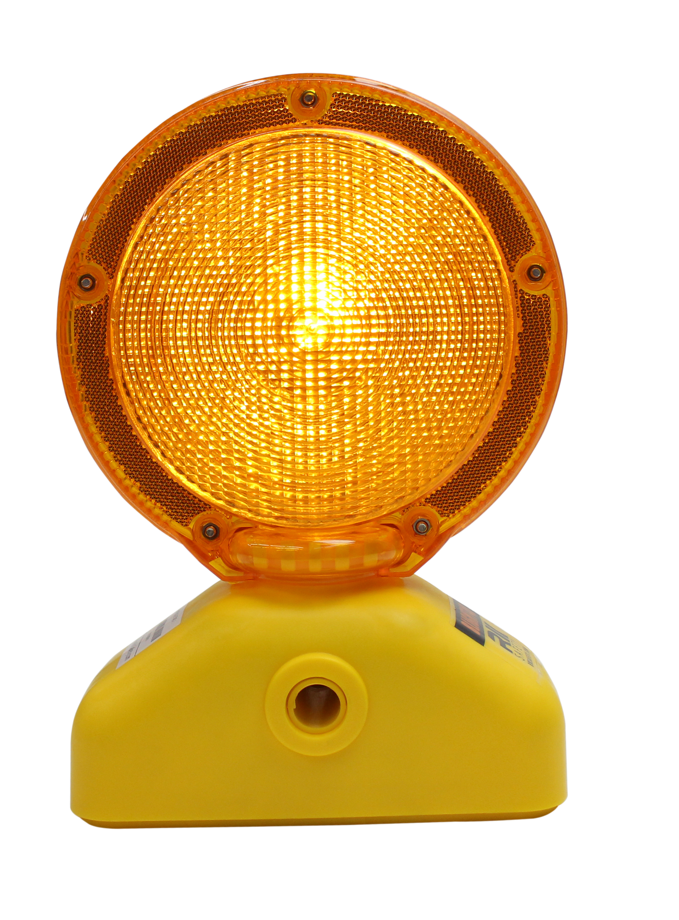 Troy Safety TS-BLIGHT4D Barricade Light, D-cell with Photocell, 3-Way  Switch, Yellow Case/Red Lens
