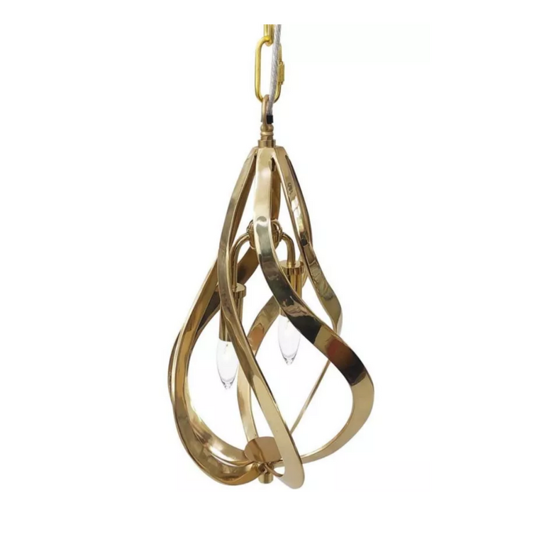 Ribbons of Brass Two - Light Pendant