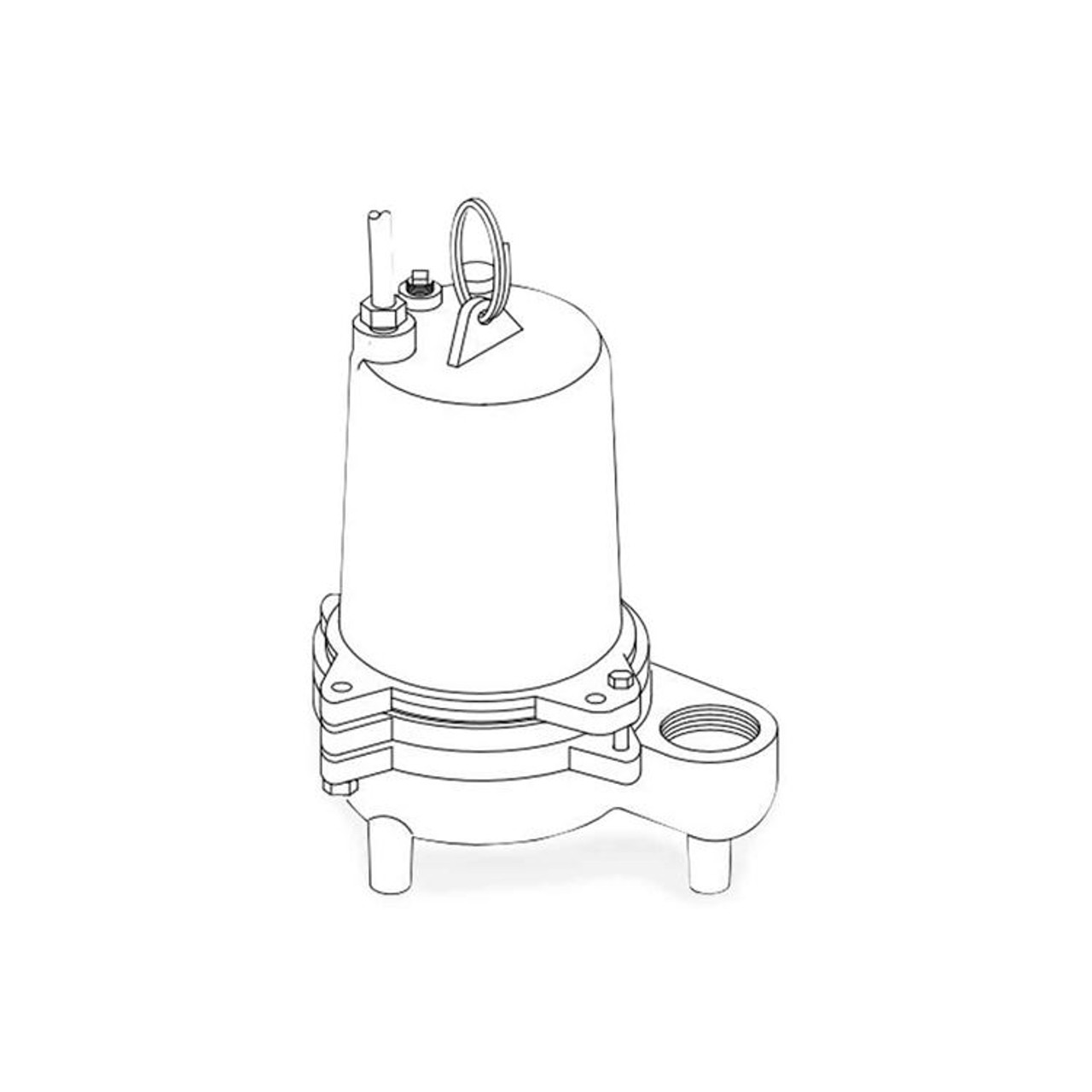 Barnes SE411 Submersible Sewage Ejector Pump 0.4 HP 115V 1PH 15' Cord Manual