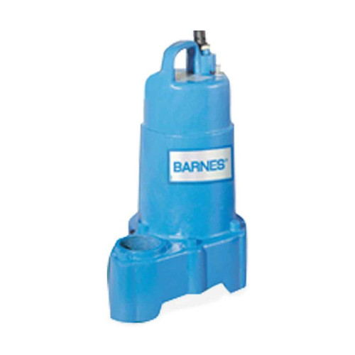 Barnes SP75AX Submersible Effluent Pump 0.75 HP 120V 1PH 20' Cord Automatic