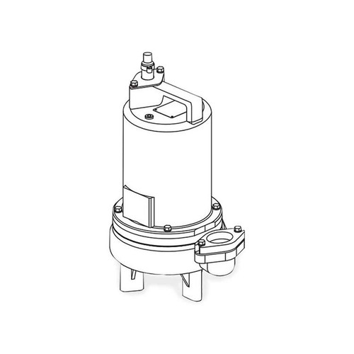 Barnes SE554L (104883) Submersible Sewage Ejector Pump 0.5 HP 575V 3PH 20' Cord Manual