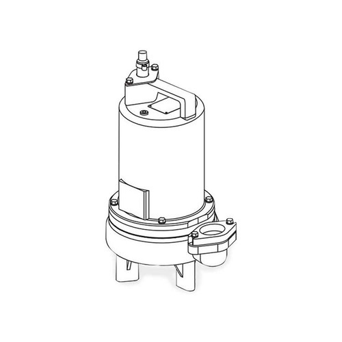 Barnes 2SEV1094L (104937) 1.0 HP 200/230V 3PH 20' Cord Manual  Submersible Sewage Ejector Pump