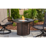 The Outdoor GreatRoom Stonefire Round Gas Fire Pit Table