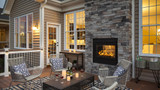 Majestic Twilight Modern Indoor/Outdoor Gas Fireplace