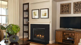Majestic Mercury Top/Rear Direct Vent Gas Fireplace in the living room