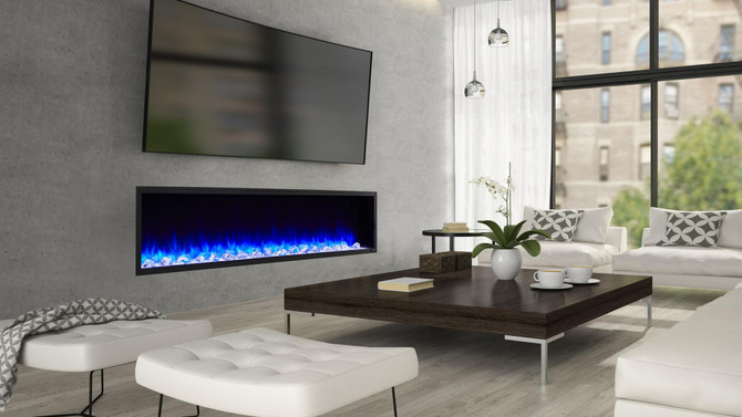 Simplifire Scion Clean Face Linear Electric Fireplace