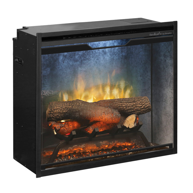 Dimplex Revillusion 24" Built-In Firebox, Weathered Grey-X-RBF24DLXWC