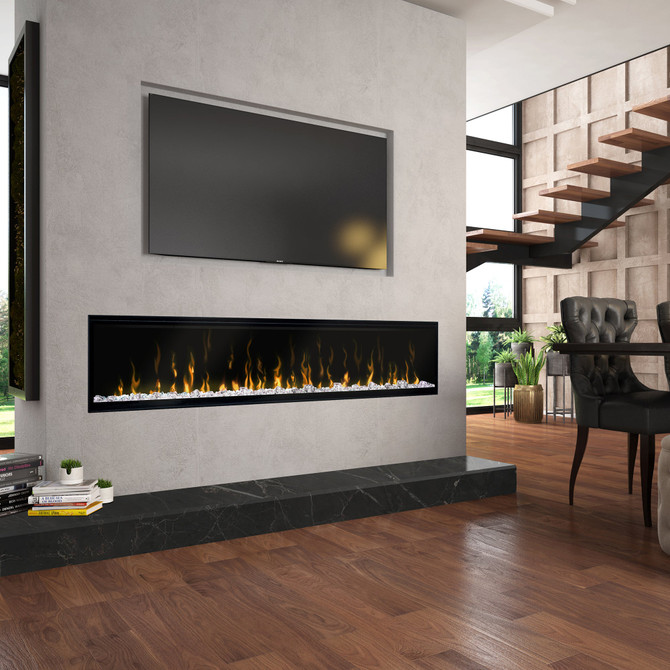 Dimplex IgniteXL 74" Built-in Linear Electric Fireplace-X-XLF74