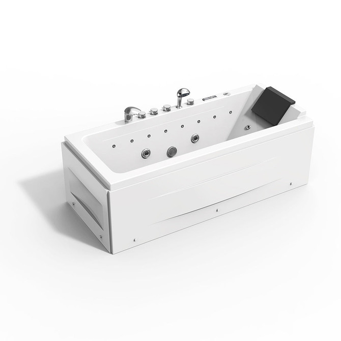 67 in. Whirlpool Combination Massage Bathtub - Empava-67JT351LED