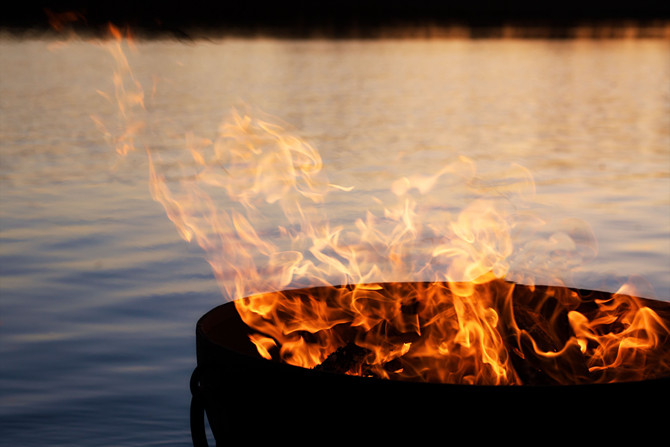 Nepal Fire Pit by Fire Pit Art