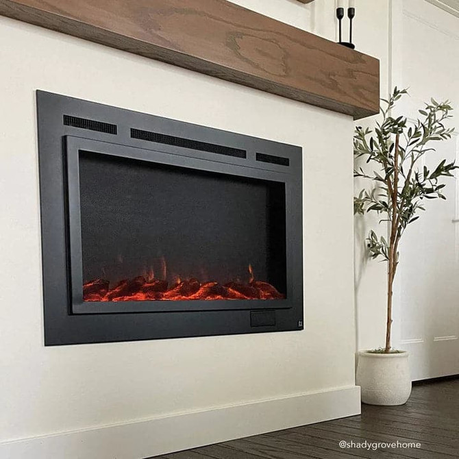 40" Recessed Electric Fireplace