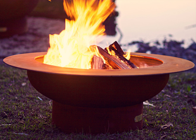 Saturn Fire Pit by Fire Pit Art