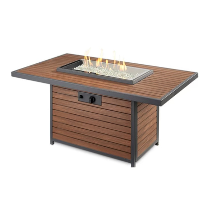 The Outdoor GreatRoom Kenwood Gas Fire Pit Table - KW-1242-K