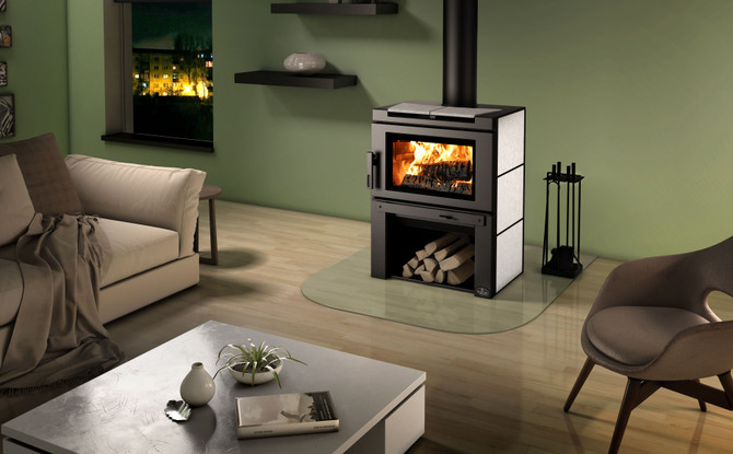 MATRIX WOOD STOVE WITH BLOWER | SOAPSTONE SIDE PANELS KIT | SOAPSTONE PANEL TOP (2 UNITS)