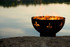 Fleur de Lis Fire Pit by Fire Pit Art