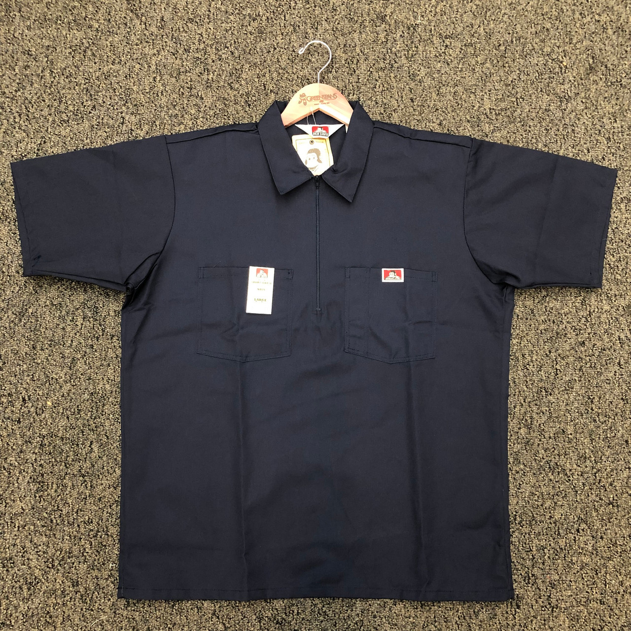 トップス Lafayette HALF ZIP WORK SHIRTS L s-l1600.jpg