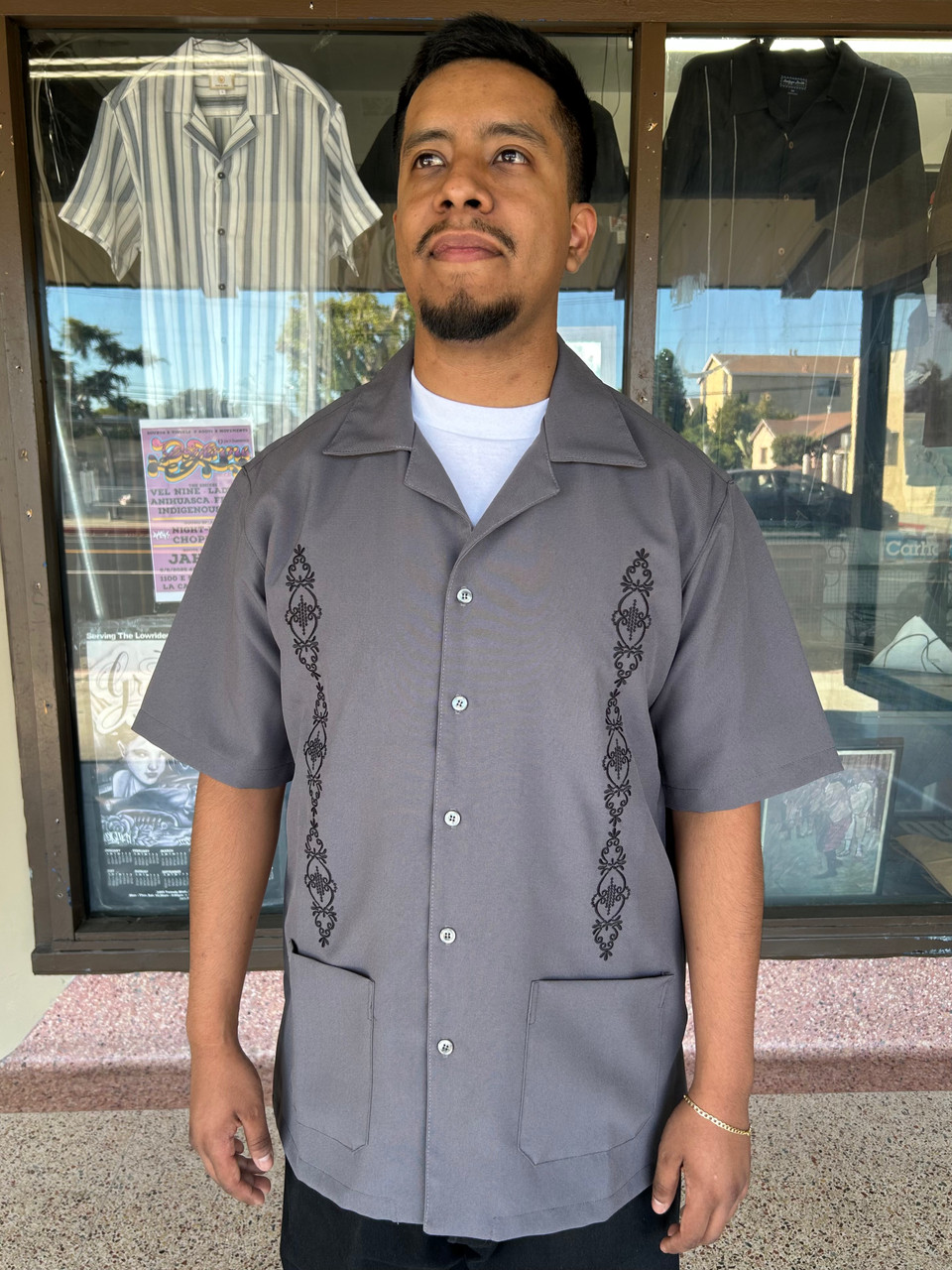 D'Accord 2 Pocket Guayabera Shirt