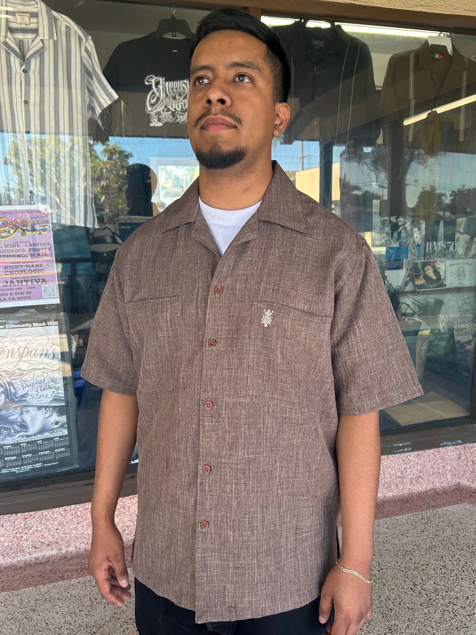 Two Pocket Shirt With Contrast Emblem