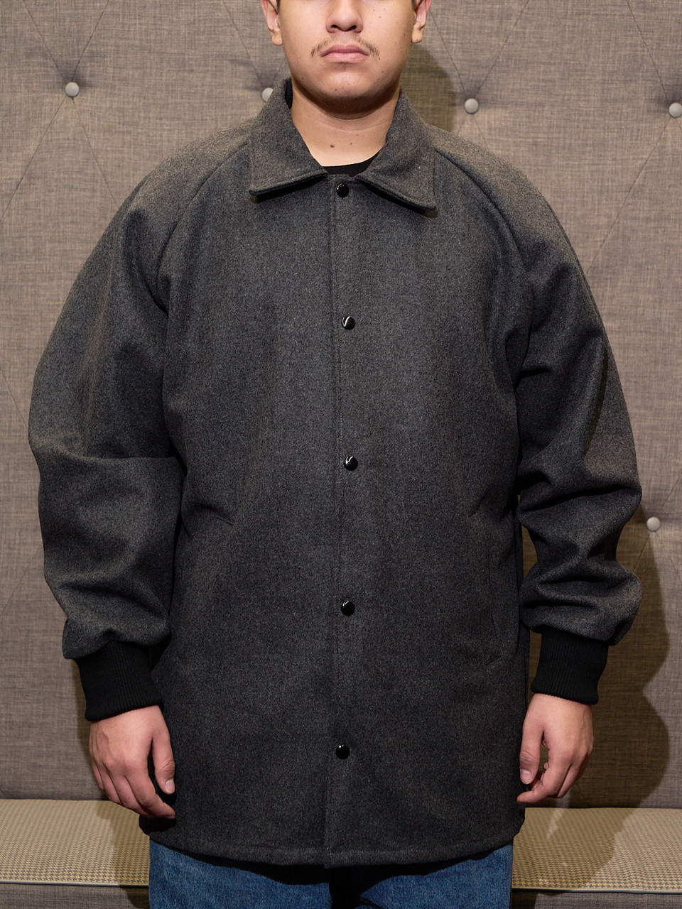Wool Melton Collar Clicker Coat