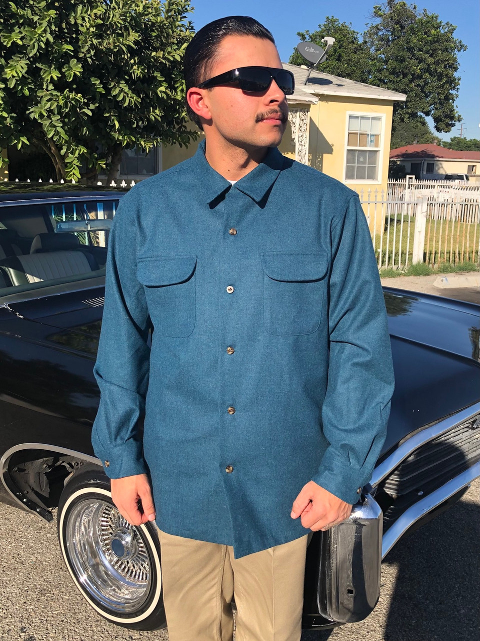 Spring 2024 Pendleton Board Shirt Blue Mix