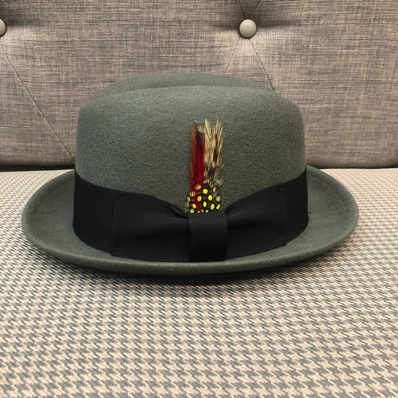 Closeout Color DMC Green/Grey Lowrider Hat