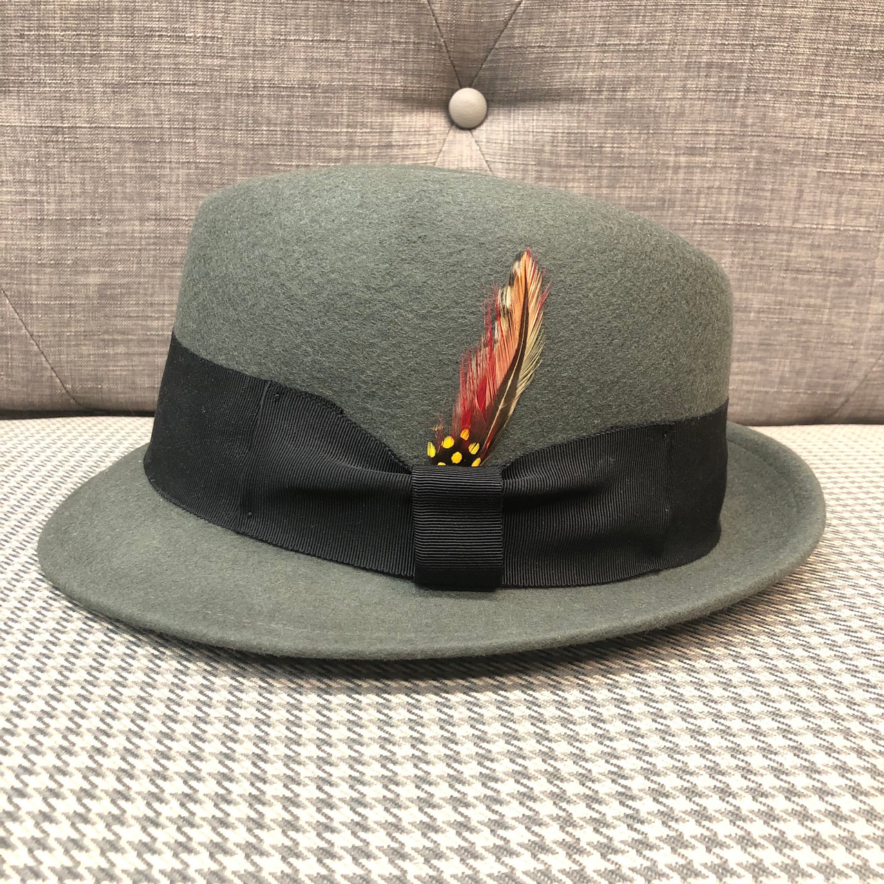 Closeout Color DMC Green/Grey Lowrider Hat